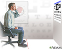 Visual acuity test
