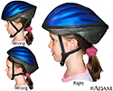 Bicycle helmet - proper usage