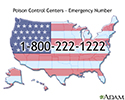 Poison control center - Emergency number